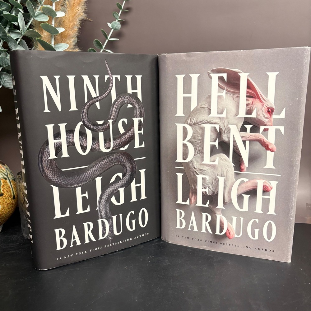 Ninth House & Hell Bent Hardcover Set | Leigh Bardugo | First Edition Hell Bent